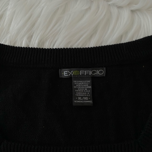 Exofficio Black Knit Sweater - Picture 2 of 6